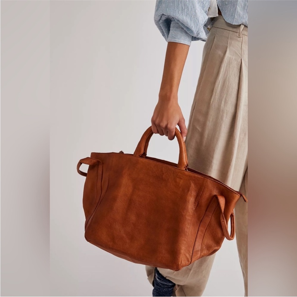 Free People Leslie Leather Tote - Picture 11 of 13